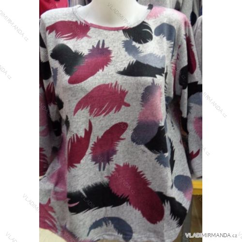 T-Shirt Damen 3/4 Ärmel (XL-3XL) ERBOSSI ER001
