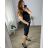 Damen-Stretch-Shorts in Übergröße (54/56 Einheitsgröße) ITALIAN FASHION IM424432  schwarz