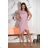 Damen Plus Size (42-46) langes elegantes ärmelloses Partykleid POLISH FASHION PMLBC23265-10 36 růžová světlá