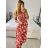 Damen-Sommerkleid mit kurzen Ärmeln und Fransen im Carmen-Stil (M/L, XL/2XL, Einheitsgröße) ITALIAN FASHION IMB23B231