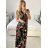 Elegantes, ärmelloses langes Kleid von Icecool für Damen (M/L, XL/XXL) AINUOSI ITALIAN FASHION IMB2322-22 M / L schwarz