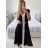 Langes, elegantes trägerloses Damenkleid (S/M EINHEITSGRÖSSE) ITALIAN FASHION IMPES24LENA5