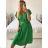 Sommer kurzes Damenkleid (uni s-m) ITALIAN FASHION IMM20127 -   grün
 -   S / M