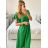 Sommer kurzes Damenkleid (uni s-m) ITALIAN FASHION IMM20127 -   grün
 -   S / M