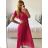 Shirt verlängert 3/4 Langarm Damen (L/XL/2XL ONE SIZE) ITALIAN FASHION IM423025