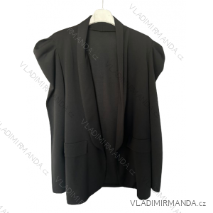 Ärmellose Jacke mit langen Ärmeln (uni sl) ITALIAN FASHION IMC19025