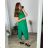 Ärmelloses Sommerkleid für Damen (UNI SL) ITALIAN FASHION IMK201505107 50/52 grün