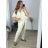 Damen-Set aus langen Hosen und Langarmhemd in Übergröße (L/XL/2XL Einheitsgröße) POLISH FASHION IMWT23BELLA -   modrá mintova -   56/58