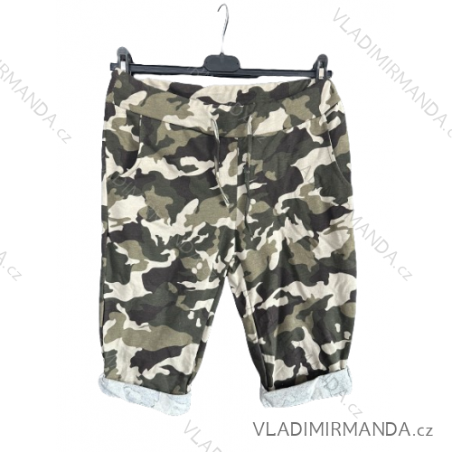 Shorts Shorts Kunstleder Frauen (uni s-l) ITALIAN FASHION IM920107 S / M beige