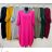 Šaty košilové oversize krátký rukáv dámské (M/L//XL ONE SIZE) ITALSKÁ MÓDA IM422525