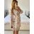 Sommerkleid Carmen aus Musselin für Damen (Einheitsgröße S/M) ITALIAN FASHION IMWE231506 S / M weiß