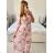 Elegantes Langarmkleid Damen (S / M.ONE SIZE) ITALIAN FASHION IMM211302