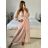 Sommerkleid Carmen aus Musselin für Damen (Einheitsgröße S/M) ITALIAN FASHION IMWE231506 -   hellgrün -   S / M