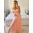 Trägerloses kurzes Partykleid für Damen (Einheitsgröße S/M) ITALIAN FASHION IMPSH23C662 -   růžová světlá -   S / M