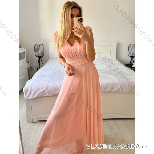 Trägerloses kurzes Partykleid für Damen (Einheitsgröße S/M) ITALIAN FASHION IMPSH23C662 -   růžová světlá -   S / M