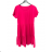 Sommer-Frauenkleid (uni SL) ITALIAN Fashion IM9171 S / M rot