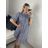 Hemdkleid Oversize Kurzarm Damen Übergröße (XL/2XL ONE SIZE) ITALIAN FASHION IM723004