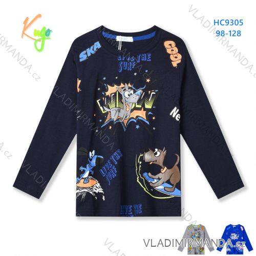 T-Shirt mit langen Ärmeln Kinder Mädchen Mädchen (98-128) KUGO HL9309