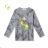 T-Shirt Langarm mit Pailletten Kinder Jugendliche Mädchen (116-146) KUGO B3258