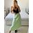 Mittellanger Satinrock für Damen (Einheitsgröße S/M) ITALIAN FASHION IMM23UN6886
