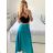Mittellanger Satinrock für Damen (Einheitsgröße S/M) ITALIAN FASHION IMM23UN6886