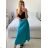 Mittellanger Satinrock für Damen (Einheitsgröße S/M) ITALIAN FASHION IMM23UN6886/DU -   růžová fuchsiová -   S / M