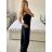 Langer, eleganter, ärmelloser Damen-Overall (Einheitsgröße S/M) ITALIAN FASHION IMWGS231166 -   weiß -   M / L