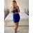 Kurzes, lässiges Kurzarmkleid für Damen (Einheitsgröße S/M) ITALIAN FASHION IMPSH236544