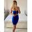 Kurzes, lässiges Kurzarmkleid für Damen (Einheitsgröße S/M) ITALIAN FASHION IMPSH236544