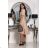 Langes, elegantes Damenkleid mit breiten Trägern (SL) FRENCH FASHION FMPEL23VELVET