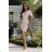 Trägerloses Partykleid aus Tüll für Damen (S/M/L ONE SIZE) ITALIAN FASHION IM923001 weiß 34