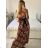 Eiskaltes ärmelloses langes Sommerkleid für Damen (S/M/L ONE SIZE) ITALIAN FASHION IMM22974