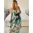 Eiskaltes ärmelloses langes Sommerkleid für Damen (S/M/L ONE SIZE) ITALIAN FASHION IMM22974