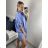 HEMDKLEID 3/4-Ärmel Damen Übergröße (L/XL/2XL EINHEITSGRÖSSE) ITALIENISCHE MODE IMBM23SLADY -   weiß -   XL/2XL