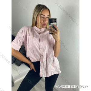 Kleid / Hemd Sommer Damen Strip (uni sl) ITALIENISCHE Mode IM718953