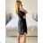 Sommer-Baumwollkleid für Damen (UNI S-L) ITALIAN FASHION IM423521 -   pink -   M / L