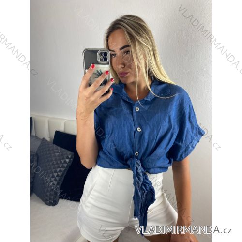 Langarmhemd Damen (s-xl) ITALIENISCHE MODA IMS7331