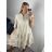 Elegantes ärmelloses Spitzenkleid für Damen (S/M EINHEITSGRÖSSE) ITALIAN FASHION IMWGS231829 -   weiß -   M / L
