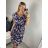 Ärmelloses Icecool-Sommerkleid für Damen (M/L, XL/2XL) AINUOSI ITALIAN FASHION IMB239571 XL/2XL blau