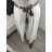 Sommerhosen für Damen (S/M/L) ITALIAN Fashion IMSM24008 -   weiß -   M / L