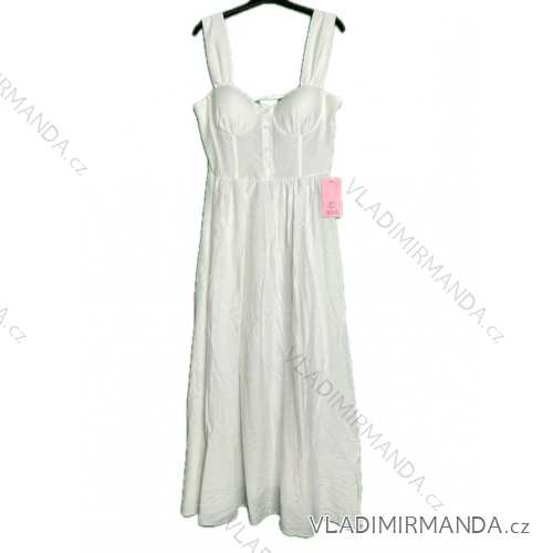 Langes ärmelloses Sommerkleid für Damen (Einheitsgröße S/M) ITALIAN FASHION IMPBB233449lx -   fialová purpurová -   S / M