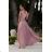 Trägerloses Partykleid aus Tüll für Damen (S/M/L ONE SIZE) ITALIAN FASHION IM923001 pink 44
