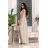 Trägerloses Partykleid aus Tüll für Damen (S/M/L ONE SIZE) ITALIAN FASHION IM923001 béžová smetanová 44