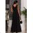 Trägerloses Partykleid aus Tüll für Damen (S/M/L ONE SIZE) ITALIAN FASHION IM923001 schwarz 40