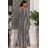 Trägerloses Partykleid aus Tüll für Damen (S/M/L ONE SIZE) ITALIAN FASHION IM923001 Schwarz und weiß 2XL