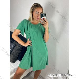 Icecool Damen-Overall-Sommerkleid mit kurzen Ärmeln (S/M/L Einheitsgröße) ITALIAN FASHION IMM24M6742