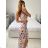 Trägerloses langes Partykleid für Damen (Einheitsgröße S/M) ITALIAN FASHION IMPSH2360055 -   lila -   S / M