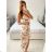 Trägerloses langes Partykleid für Damen (Einheitsgröße S/M) ITALIAN FASHION IMPSH2360055 -   lila -   S / M