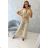 Damen Langarm Hoodie Kleid (S / M ONE SIZE) ITALIAN FASHION IMWA216095