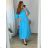 Langarm-Hemdkleid für Damen (S/M EINHEITSGRÖSSE) ITALIAN FASHION IMWD232607 -   hellblau -
